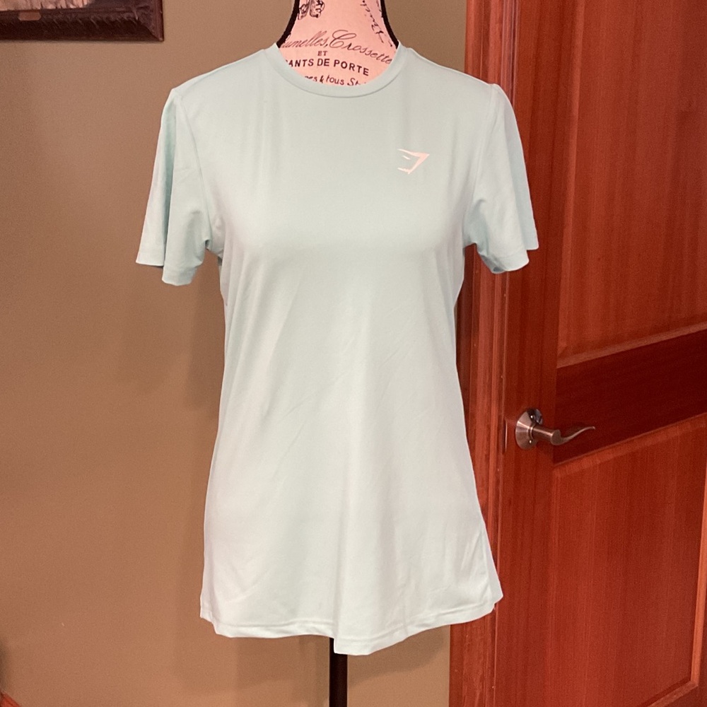 Gymshark Women's Aqua Short Sleeve Tee, Size M